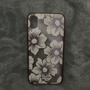 Kate Spade White and Pink Floral Phone Case